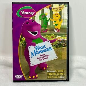 Barney Best Manners DVD 2003 Your Invitation to Fun Children’s Family